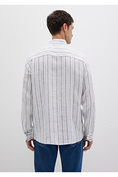 Mavi Striped White Shirt Regular Fit / Regular Cut 0211695-90914