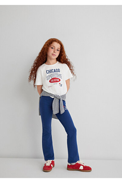 Mavi Chicago Sportive Off White Girl's T-Shirt M7610344-70057