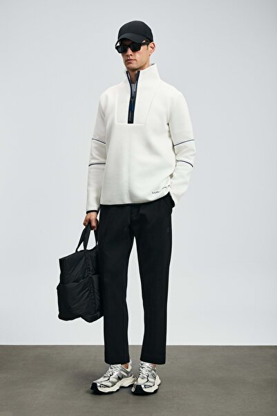 Lufian 112030191 Art Men's Sweatshirt White