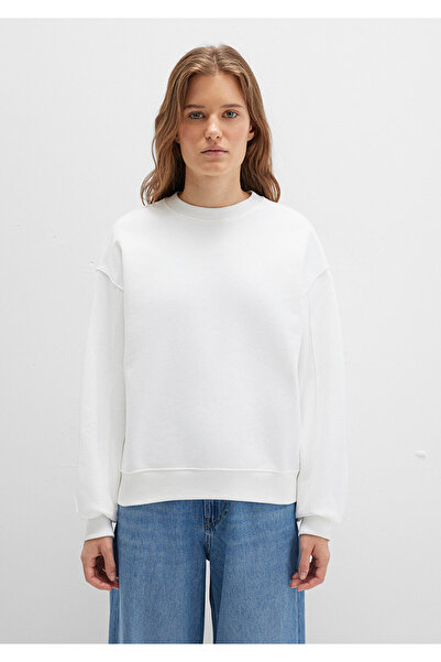 Mavi Crew Neck Ecru Sweatshirt 1S10358-70057