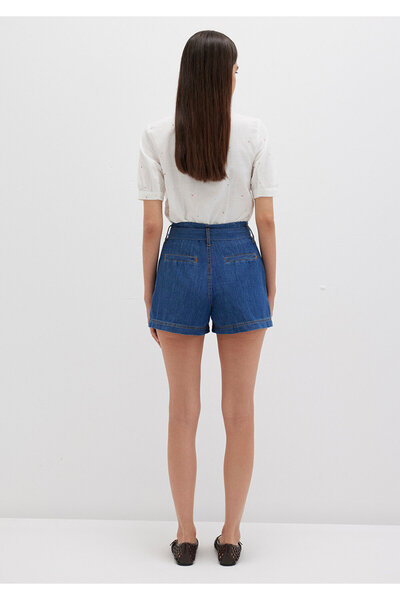 Mavi Belt Detailed Denim Shorts 1410214-86971