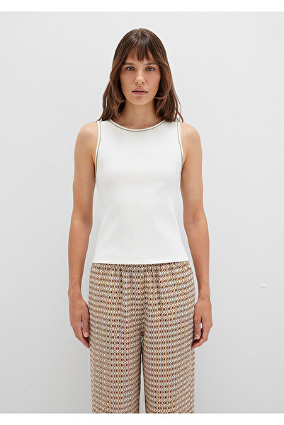 Mavi White Ball Fitted / Body Fitting Cut with Stitching Detail 1613338-70057