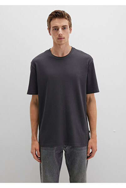 Mavi Anthracite Basic T-Shirt Loose Fit / Loose Relaxed Fit 0612823-80106