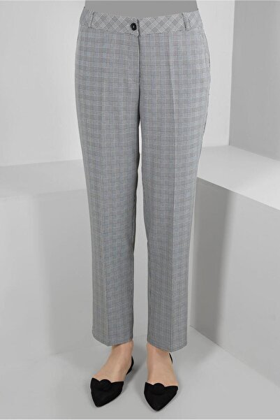 Alvina PLAID PATTERNED CLASSIC PANTS 70531