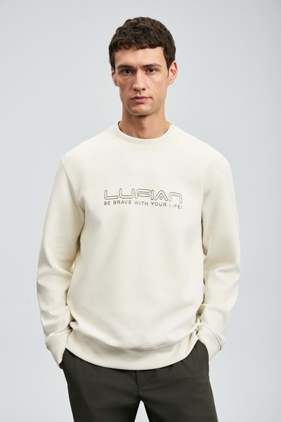 Lufian 112030171 Luther Men's Sweatshirt White