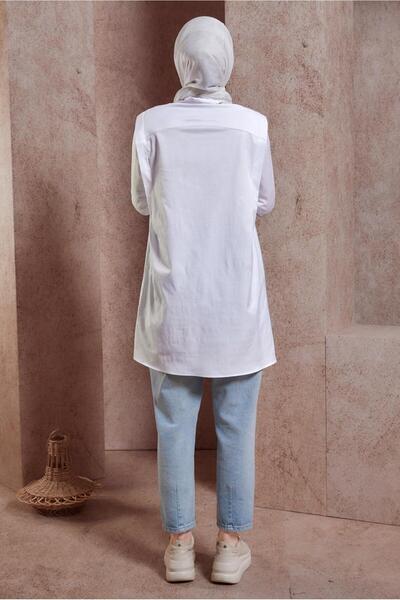 Alvina GIRLING DETAILED SATIN TUNIC 44466