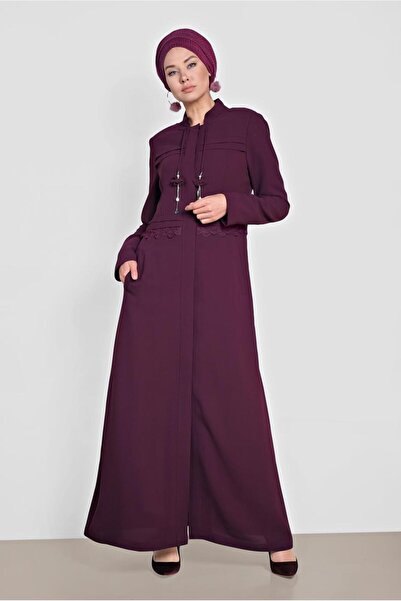 Alvina 1468 نموذج الياقة القاضية وغطاء علوي بأزرار