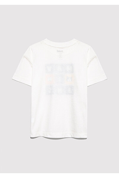 Mavi Jeans Printed Ecru T-Shirt Loose Fit / Relaxed Fit 7610366-70057