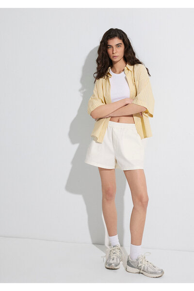 Mavi Ecru Basic Shorts 1410189-80194