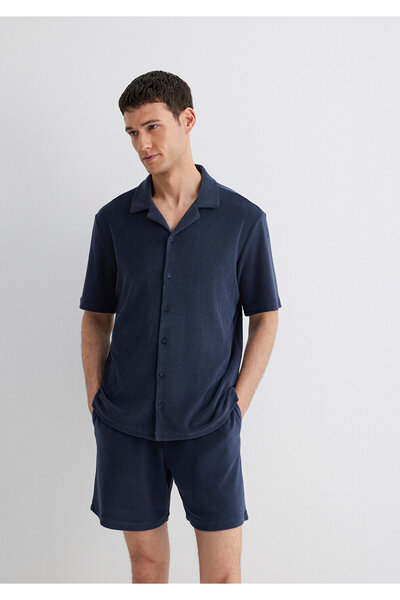 Mavi Men's Dark Gray M0211565-82183 Short Sleeve Shirt