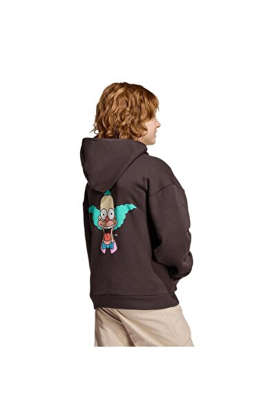 adidas Детска кафява суитшърт на Симпсън (JL9181)