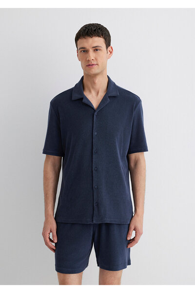 Mavi Men's Dark Gray M0211565-82183 Short Sleeve Shirt