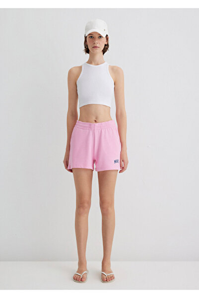 Mavi Logo Printed Pink Shorts 1410155-70972