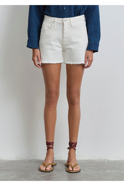 Mavi Heidi 90S Off-White Jean Shorts 1410057-90426