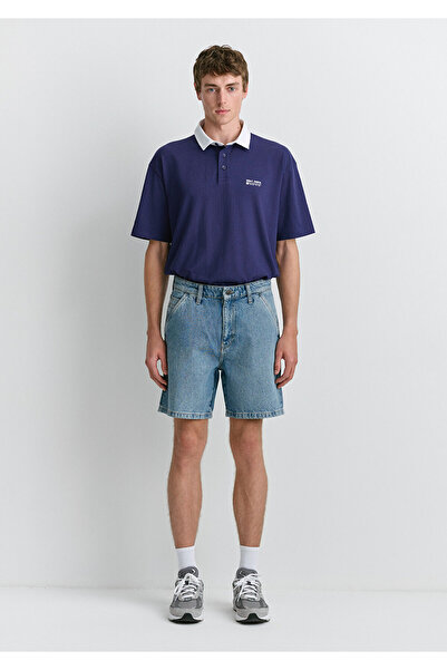 Mavi Ρότερνταμ Mv91 Street Ιντίγκο Μπλε Τζιν Σορτς 0410185-89128