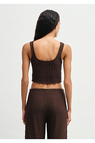 Mavi Brown Knitted Undershirt Fitted / Body Fitting Cut 1613630-70244