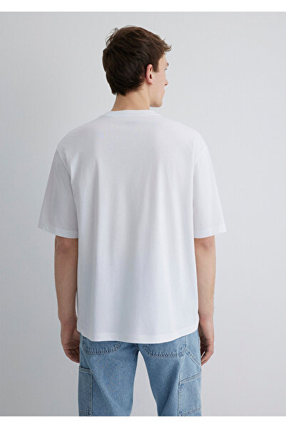 Mavi Printed White T-Shirt Relaxed Fit / Relaxed Cut 0612814-620