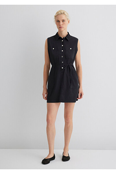 Mavi Simla Gold Classic Misty Black Jean Dress 1310659-89758