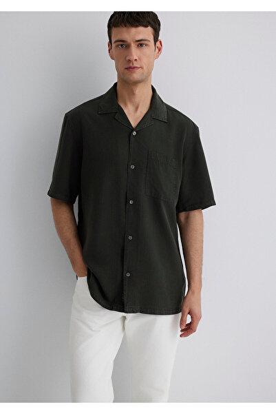 Mavi Short Sleeve Green Shirt Regular Fit 0211520-71587