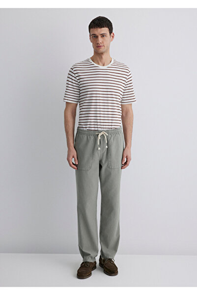 Mavi Green Lyocell Trousers 0010156-71484