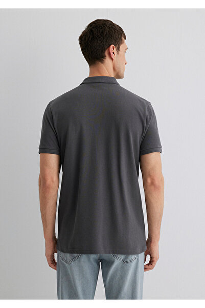 Mavi Anthrazitfarbenes Polo-T-Shirt Regular Fit / Normaler Schnitt 0612651-80106