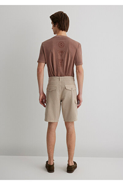 Mavi Beige Cargo Shorts 0410287-70004