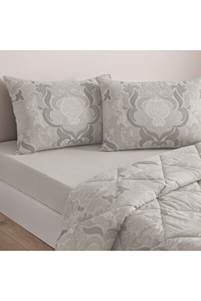 Taç Norellia Ranforce Double Quilt Set Gray