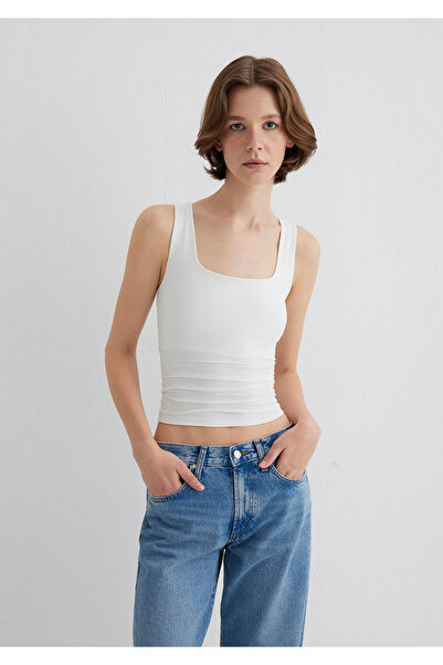 Mavi Ecru Polyamide T-Shirt Fitted / Fitted Cut 1613498-70057