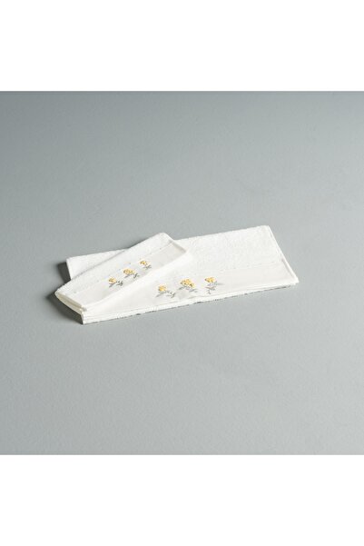 Linens Melody Bamboo 50X85 cm Face Towel Ecru