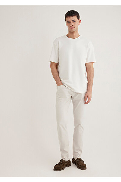 Mavi Jake Black Ecru Comfort Gabardine Trousers 0042289464