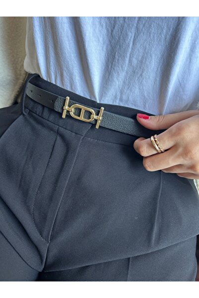 LİA KEMER حزام نسائي طويل منقوش ذهبي اللون من Pearl Klasik، حزام للسترة، حزام...