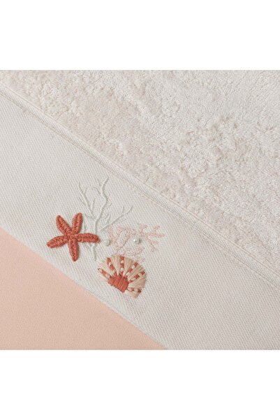 Linens Cowry Bamboo Hand Towel 30X45 cm Salmon