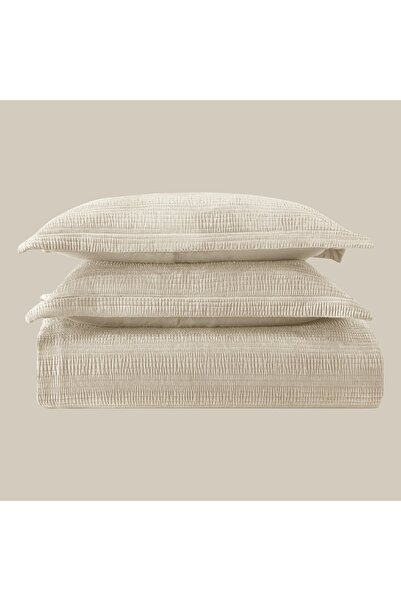 Linens Velona Double Bedspread Set Sand