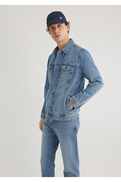 Mavi Drake Classic Indigo Blue Denim Jean Jacket - 010143 -89136