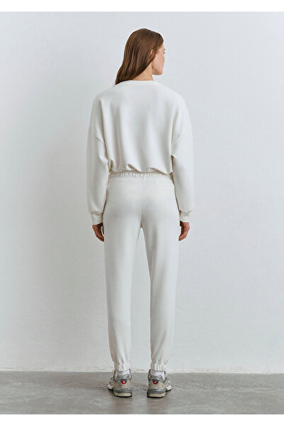 Mavi Lux Touch White Sweatpants 1011076-70057