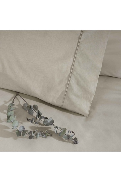 Taç Ranforce Basic Queen Size Duvet Cover Set Mink