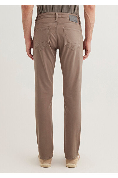Mavi Marcus Brown Comfort Gabardine Trousers 0035189452