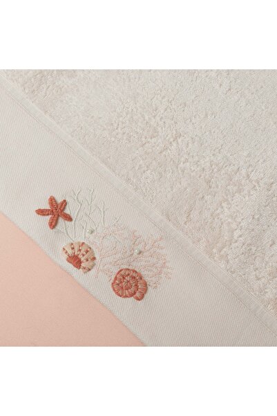 Linens Cowry Bamboo Face Towel 50X85 cm Salmon