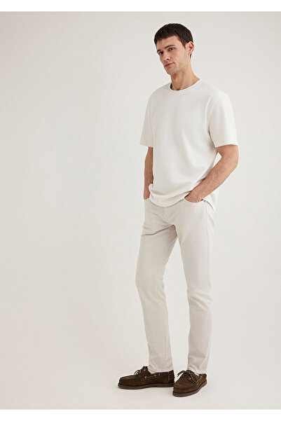 Mavi Jake Black Ecru Comfort Gabardine Trousers 0042289464