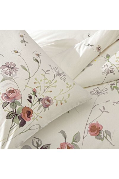 Taç Ecru Crown Kiara Ranforce Single Duvet Cover Set
