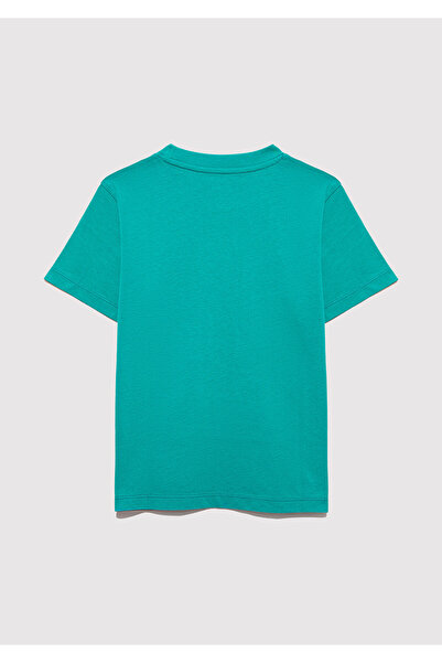 Mavi Logo Printed Green T-Shirt Regular Fit 6610030 -71711