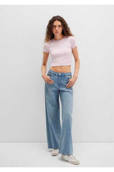 Mavi Pink Basic T-Shirt Crop / Short Cut 1600814 -89200
