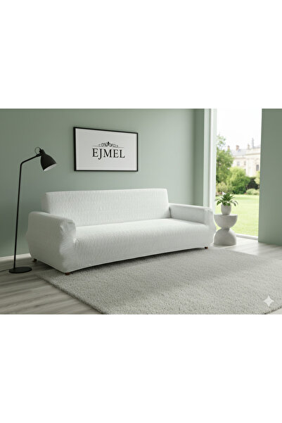 EJMEL Jakar Seat Cover Sofa Bed Cover Sofa Cover 3-Piece Stretchable Elastic a Quality Striped Pattern