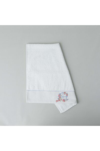 Linens Ficus Bamboo Face Towel 50X85 cm White