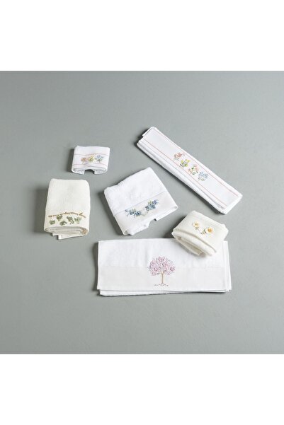 Linens Liana Cotton 50X85 cm Face Towel Ecru