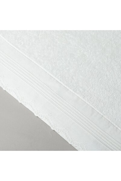 Linens Ivory Cotton Towel 50X85 cm White