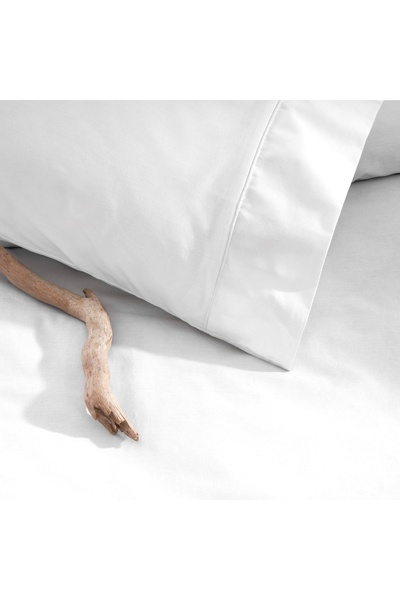 Taç Basic Ranforce Double Duvet Cover Set White