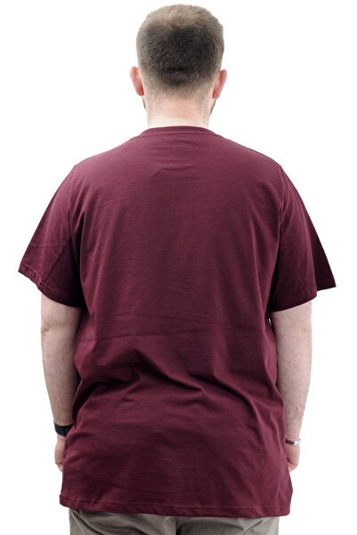 ModeXL Чоловіча футболка - велосипедна горловина, великий розмір, з принтом - SIMPLICITY U24046 Мурдем