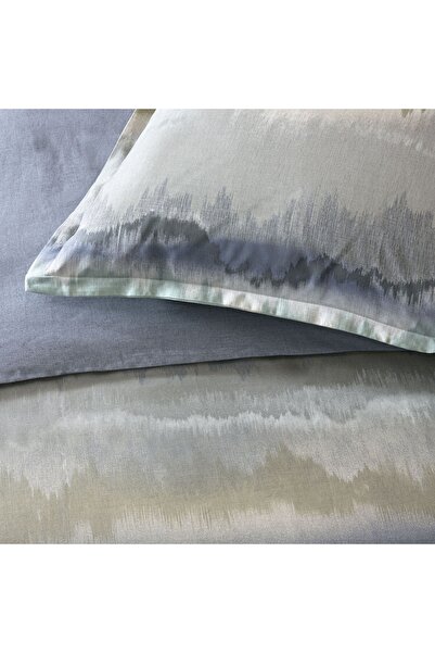 Linens Allday Rıtsan Cotton Satin Double Duvet Cover Set Blue