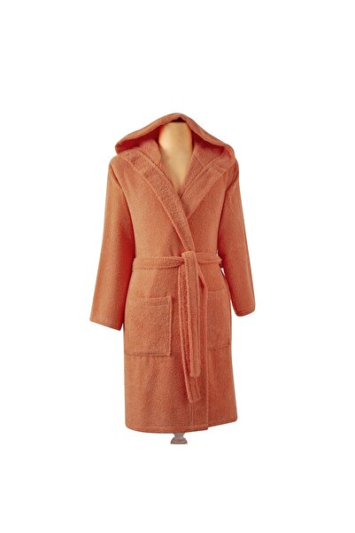 Taç Orange Bathrobe - Cotton, 12-15 Years Old